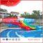 Commercial Aquapark Spiral Slide Fiberglass Slides Combination Spiral & Straight Slide