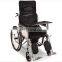 Elderly disabled wheelchair folding belt toilet portable high back plating semi-lying full lying wheelchair