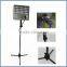 Adjustable tabletop music stand sheet stand