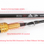 Telescopic  Good Price Carbon Fiber Salt Water Fishing Gear Hand Rod