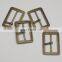 Custom Adjustable Eco Friendly Square Tri-Glide Metal Slider Buckle For Bag