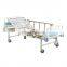 Aluminium Alloy Side ABS Manual Single Crank Hospital Bed with IV Pole