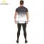 Tow Tone Color Printed Casual Wear T shirts Hot Selling 100% Cotton Short Sleeve O- Neck Men T Shirts