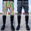 New colorful reflective trousers Europe and the United States casual plus size hip-hop trousers colorful reflective pants
