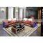 European LED Light living room sofas Modern sofa set furniture