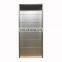 Indoor simple safety finish bedroom interior solid aluminum American modern style frame prehung wood grey paint door