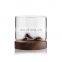 Modern style new design creative 3D carving black walnut beech wooden cup mat coaster