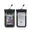 Promotion Gift Inflatable Mobile Phone Waterproof Plastic Bag with Lanyard