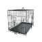 wholesale custom small collapsible safe and secure dog cage stainless steel pet cage covered