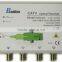 FTTH 4 Ways CATV Fiber Optic Receiver build in Filter/Fiber Optic Node/Optic ONU