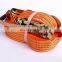 Tie Down 5000kg 50mm Width Double J Hook Orange Cargo Lashing Straps