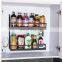 Wall Mount Spice Rack Organizer 5 Tier Height Adjustable Hanging Spice Shelf Storage for Kitchen Pantry Cabinet Door