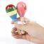 Fashion New Practical Hot Wooden Maraca Wood Rattles Kid Musical Party Favor Child Baby Shaker Toy