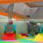 Indoor Playground Rainbow Climbing Net Rope Obstacle Course For Kids