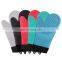 Cheap price Heat Resistant Gloves with Double Silicone Oven Mitts for Kitchen