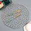 New Product Flower-shaped Heat-resistant Hollow Placemat For Home Decoration
