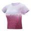 Wholesale Women Seamless Gradient Crop Top Fitness Yoga Top Sports Short Sleeve Yoga Tops