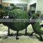best price artificial milan animals shape grass topiary for theme park decoration wholesale