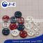 White MOP shell buttons,red MOP shell buttons,blue shell buttons