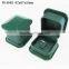 Luxury Lacquer Green Wooden Watch Gift Packaging Display Box Faux Leather lining