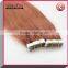 Brazilian virgin hair wholesale Tape-in hair extension pu skin weft seamless hair extension