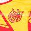 100% Polyester Comfortable Hand Feeling Custom Soccer Jersey Red and Yellow Color Design