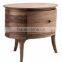 Modern Design Solid Wood Nightstands Bedroom Furniture Black Walnut BC-610