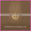 Free mold on alibaba 14k gold lotus pendant necklace beatiful flower necklace