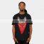 Custom printed wholesale men short sleeve black graphic t-shirts
