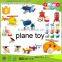 EN71 hot selling toy vehicle wooden plane toy OEM/ODM educational wooden plane toy for children