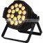 China dmx 512 indoor 18pcs rgbwa led par light dj up lighting