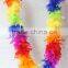 Wholesale Feather Suppliers 80g 72" Fashionable Multicolored Rainbow Feather Boa