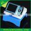 transparent imported acrylic digital camera display with blue and white, clear plexiglass digital camera with hot-bend forming