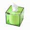 OEM clear acrylic color creative tissue box