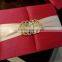 Gate-fold Wedding Invitation with embellishment
