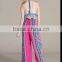 new bohemian women wide leg backless halter neck strappy palazzo jumpsuit