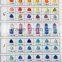 Transparent bottle 10ml gel nails acrylic glitter powder support free samples