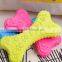 cookie shaped rubber squeaky pet dog chew toy