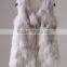Fluffy and smooth 100% real fox fur vest /real fox fur vest