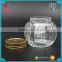 250ml clear cheap empty glass food jar