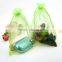 20x25cm green large organza gift bags jewellery storage pouches promotion drawstring security recyclable for wedding party