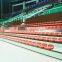 Telescopic Plastic Bleacher Seats, Bleacher Chair Stadium Seats, Retractable Bleachers