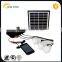 Home solar LED lighting system kits with lithium battery