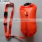 light and visible Swim Buoy Inflatable Drybag Float for Open Water Swimmers and Triathletes