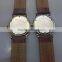 Japan Movement Newest Special Genuine Leather Strap Watch Print Your Logo