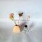 Pure Natural Red Ceramic Flower Fragrance Diffuser For Home Decoration