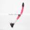 Semi dry diving best snorkel with importing silicone scuba diving snorkel