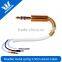 2015 Hot Selling 3.5 mm Stereo Plug With Gold Metal Spring