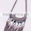 statement necklace The exaggerated personality half round tassel necklace GJ-091