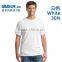 Promotion Blank O Neck 100% cotton White Short Sleeves unisex T-Shirt